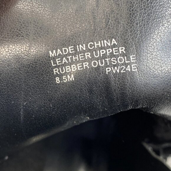 Michael Kors Colby Combat Boot – Women’s Size 8.5 – Black Leather Chunky Lace-Up - Picture 7 of 7